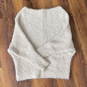 Lovestitch Cream V-Neck Sweater